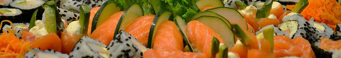 Eating Japanese Seafood Sushi at Sushi Zen restaurant in Corona, CA.